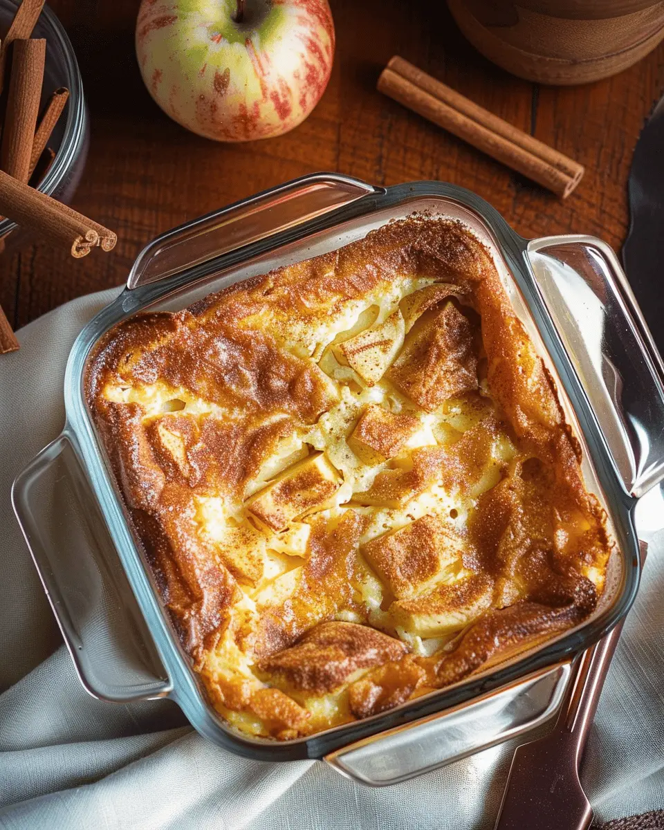 Apple Cinnamon Cottage Cheese Bake: A Delightful Easy Treat