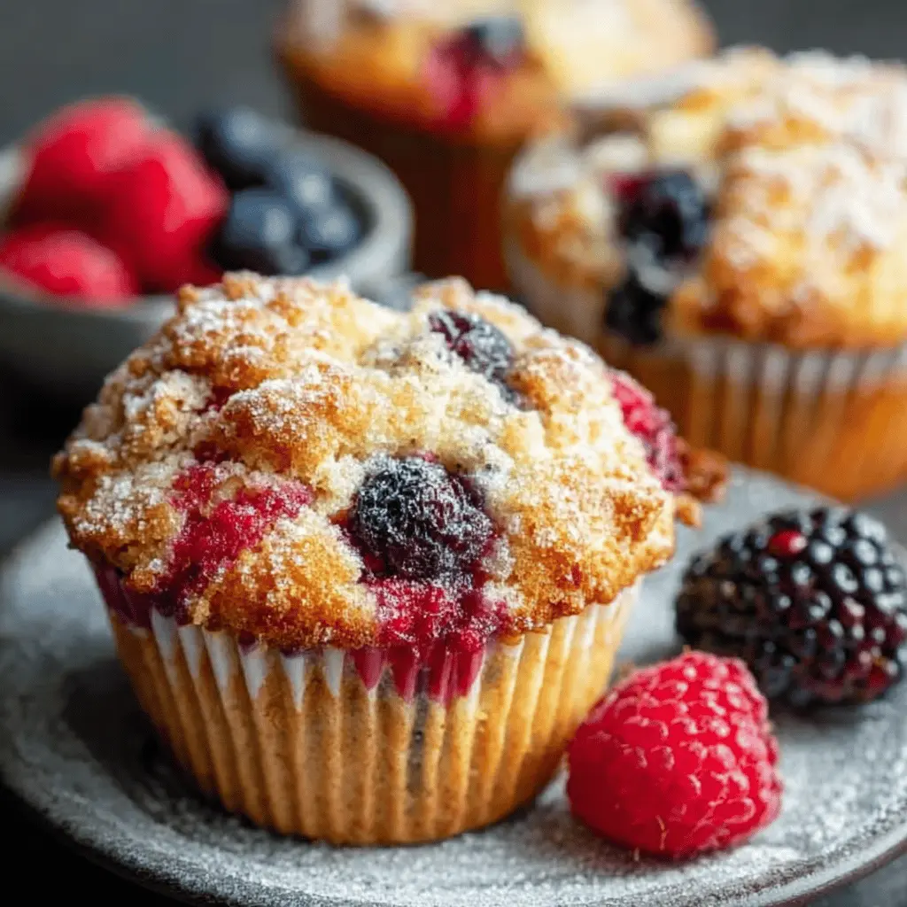 Bakery Style Mixed Berry Muffins: The Best Homemade Treats