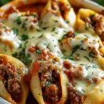 Beef Stuffed Shells Pasta