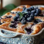 Blueberry Buttermilk Pancake Casserole