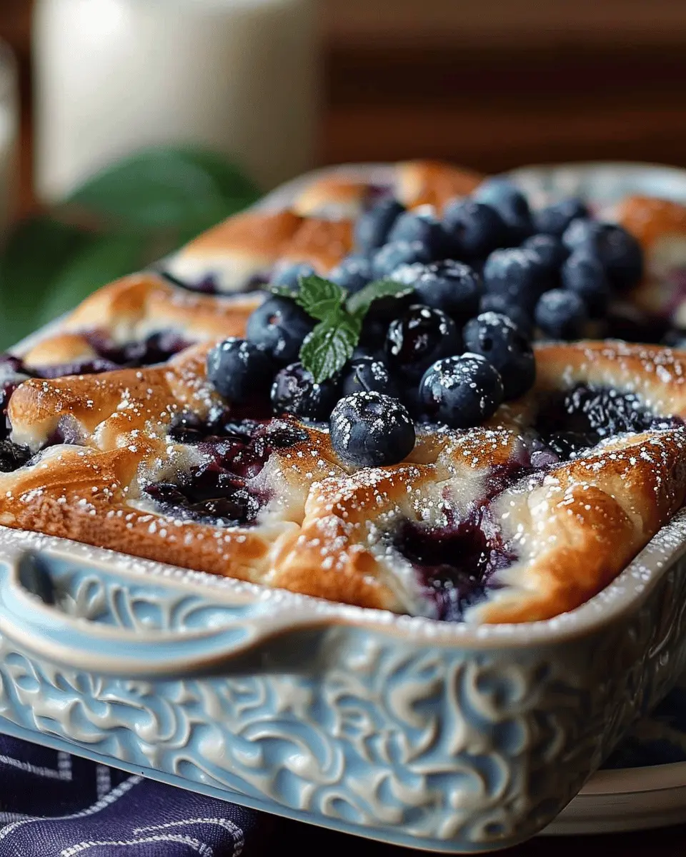Blueberry Buttermilk Pancake Casserole: The Best Family Breakfast