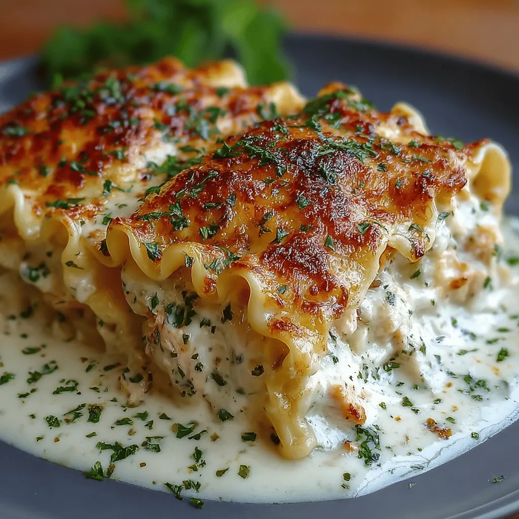 Chicken Alfredo Lasagna Rolls: Easy and Indulgent Comfort Food