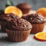 Chocolate Orange Cardamom Muffins