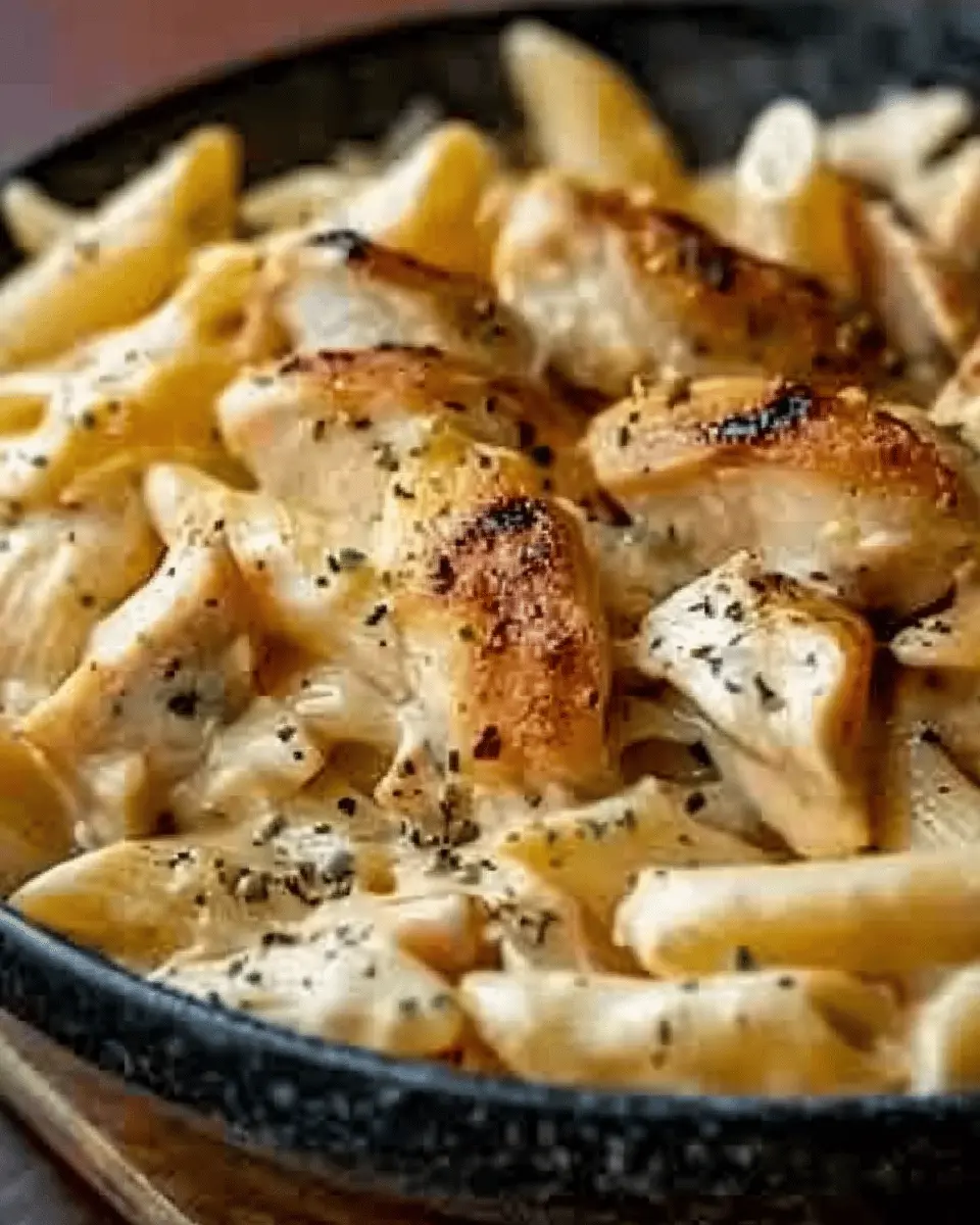 Creamy Cajun Chicken Pasta with Turkey Bacon: A Comforting Delight