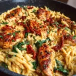 Creamy Sun-Dried Tomato Chicken Orzo
