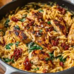 Creamy Sun-Dried Tomato Chicken Orzo
