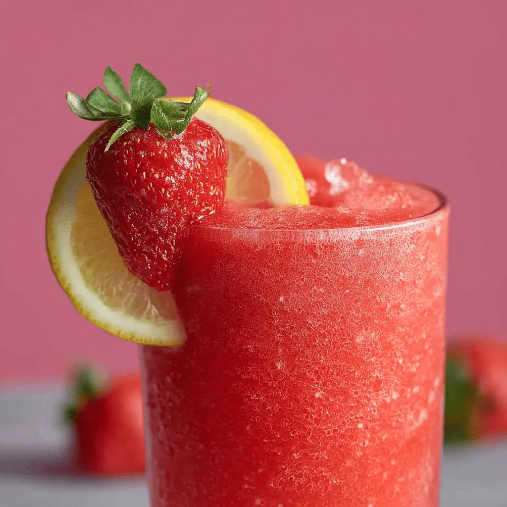 Easy Frozen Strawberry Lemonade: Refreshing Bliss for All Ages