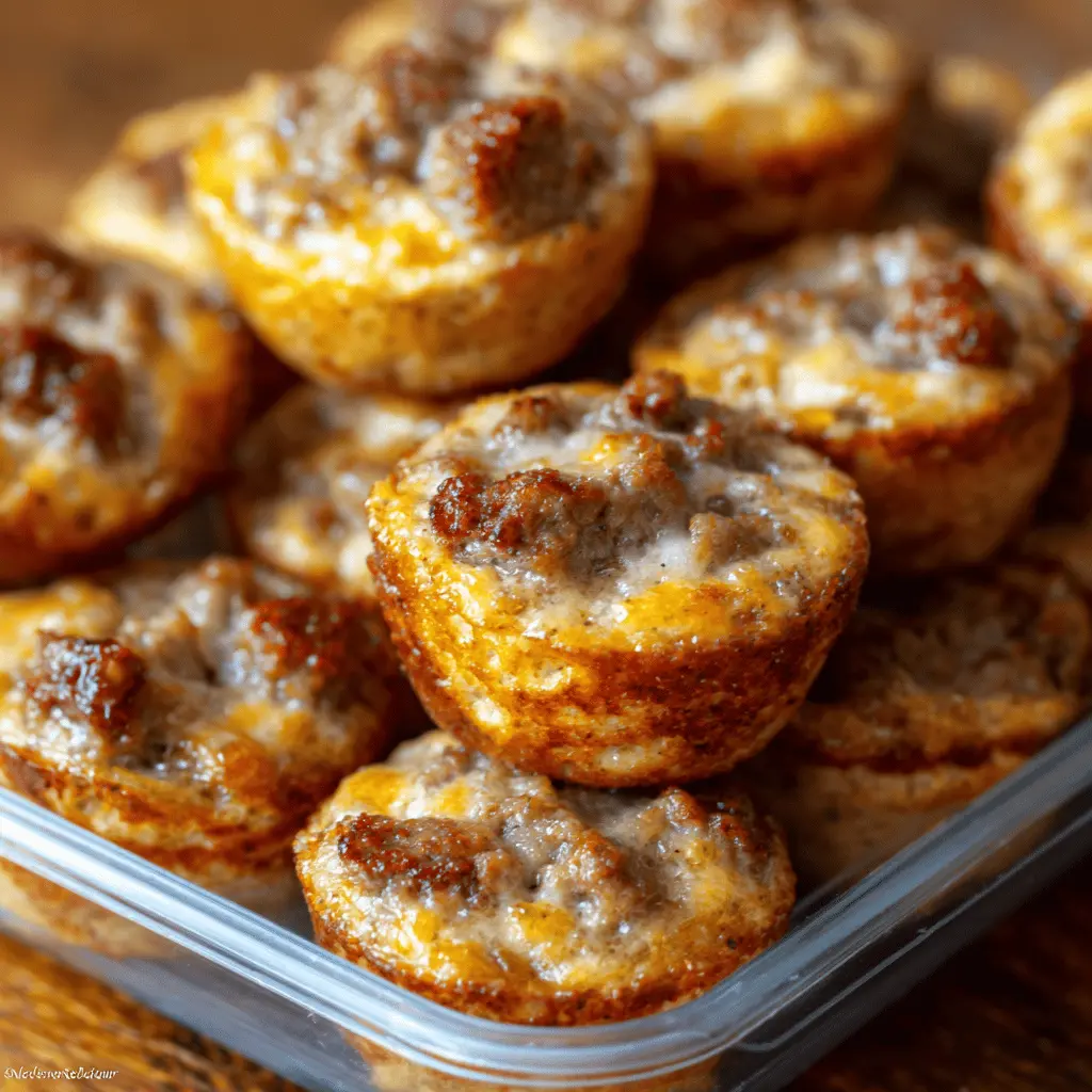 High-Protein Pancake Sausage Mini Muffins for Healthy Mornings