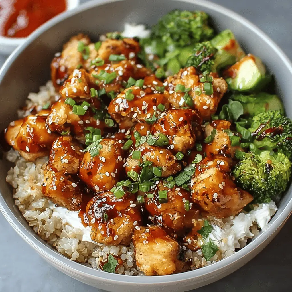 Hot Honey Chicken Bowl: Indulgent Comfort Food Made Easy