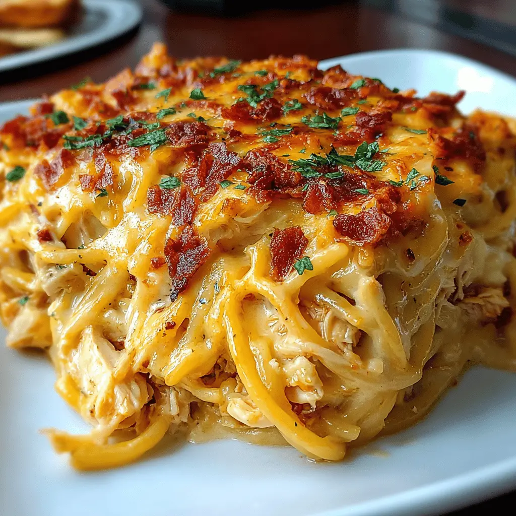 Irresistible Spicy Southern Cheesy Chicken Spaghetti Casserole Delight