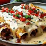 Jalapeño Popper Cheesy Chicken Enchiladas