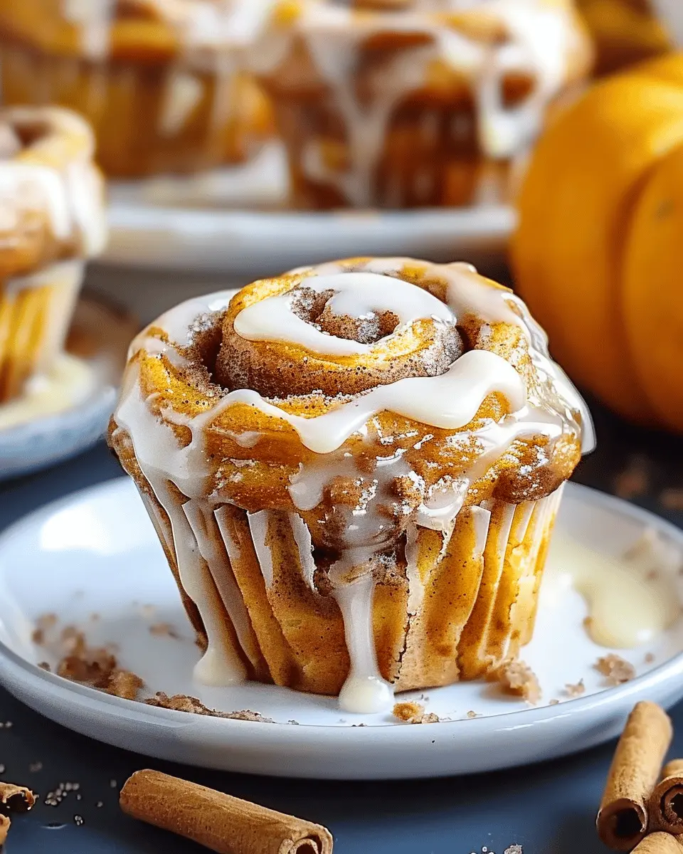 Pumpkin Cinnamon Roll Muffins: Easy Recipe for Fall Indulgence