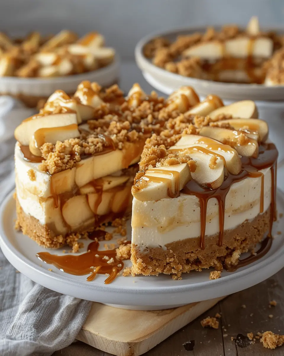 Salted Caramel Apple Pie Cheesecake: The Best Fall Indulgence