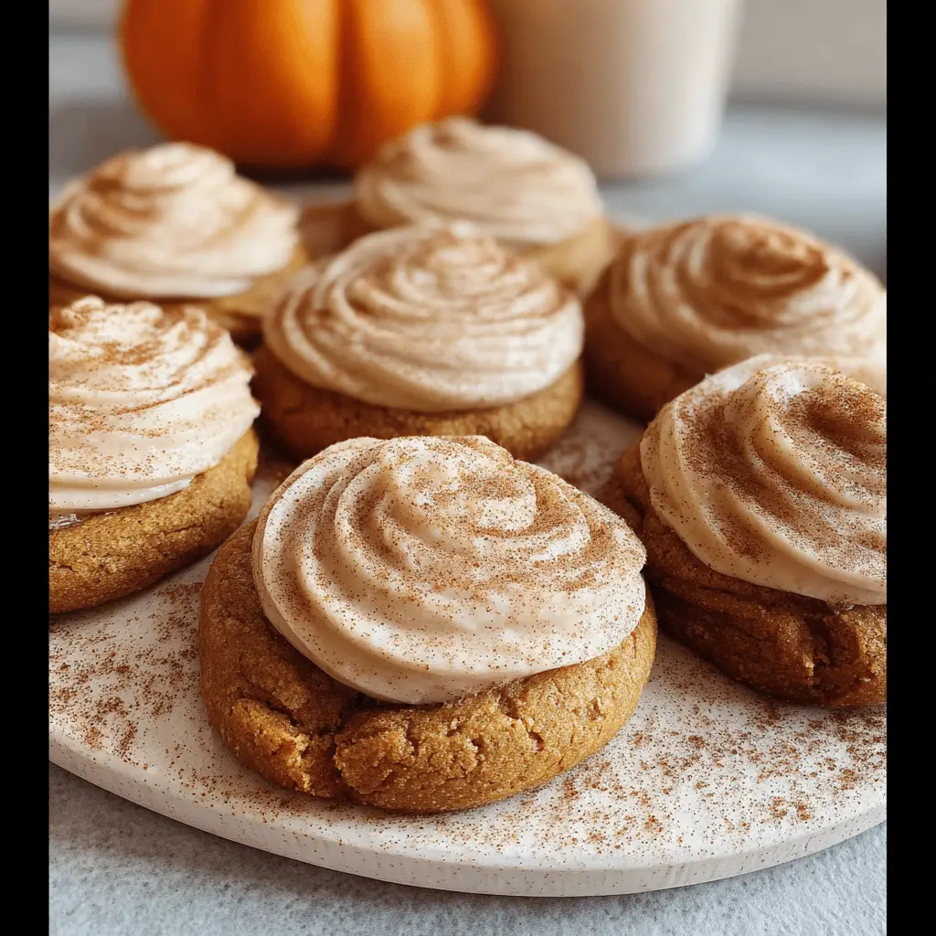 Soft Pumpkin Cookies with Cinnamon Frosting: The Best Fall Treat