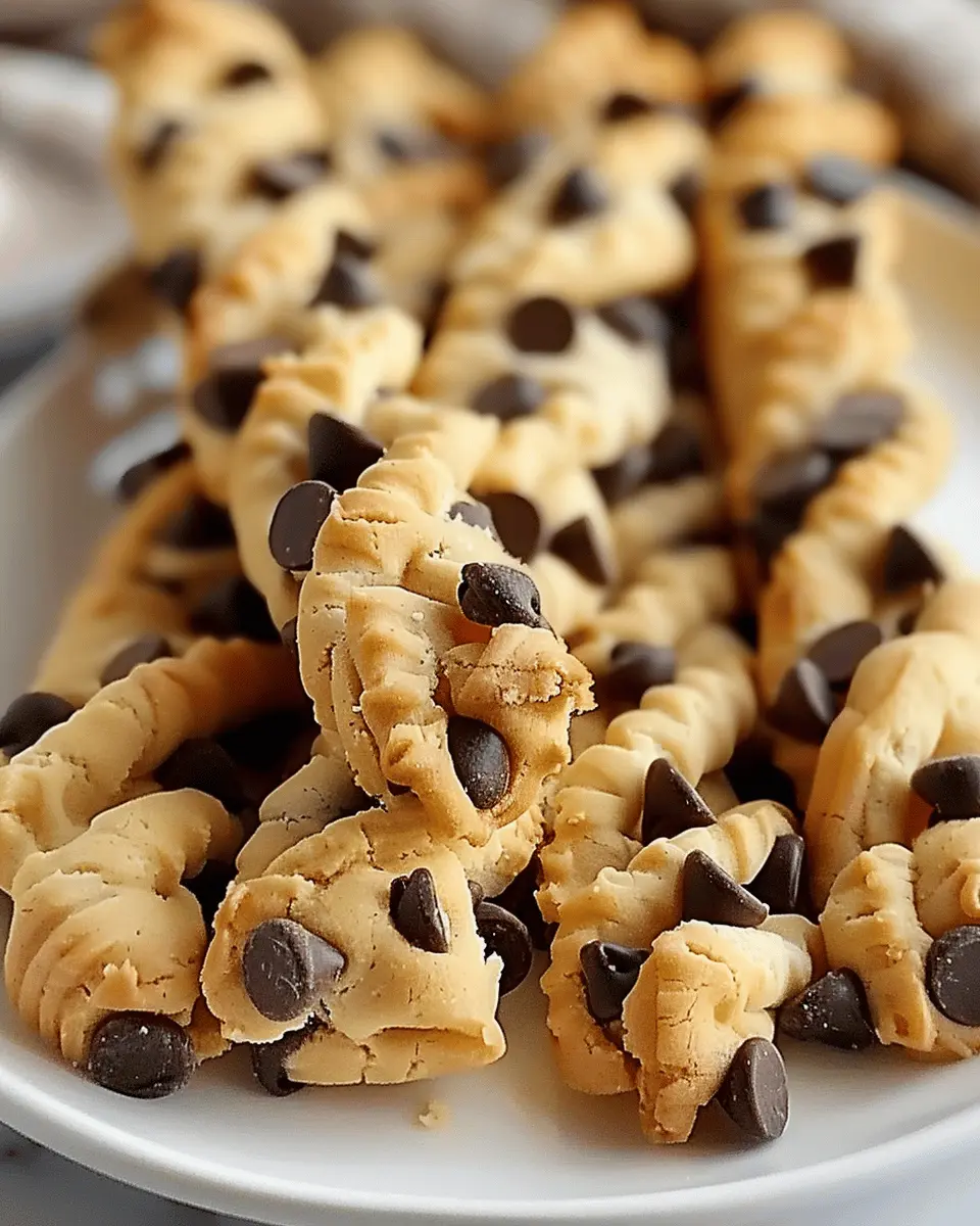 Chocolate Chip Cookie Dough Twists: The Best Indulgent Treat