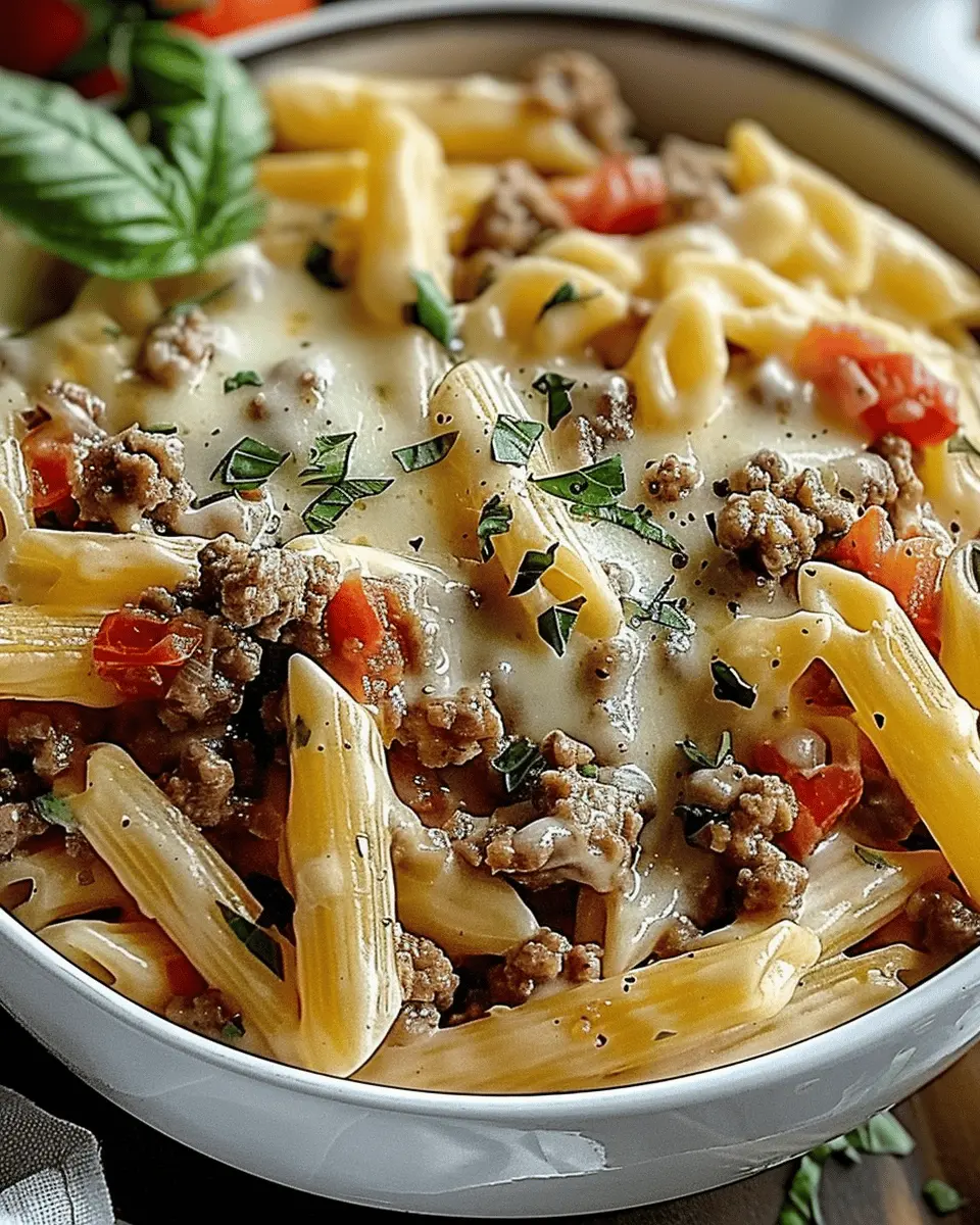 Creamy Rotel Pasta with Ground Beef: Easy, Comfort Food Delight