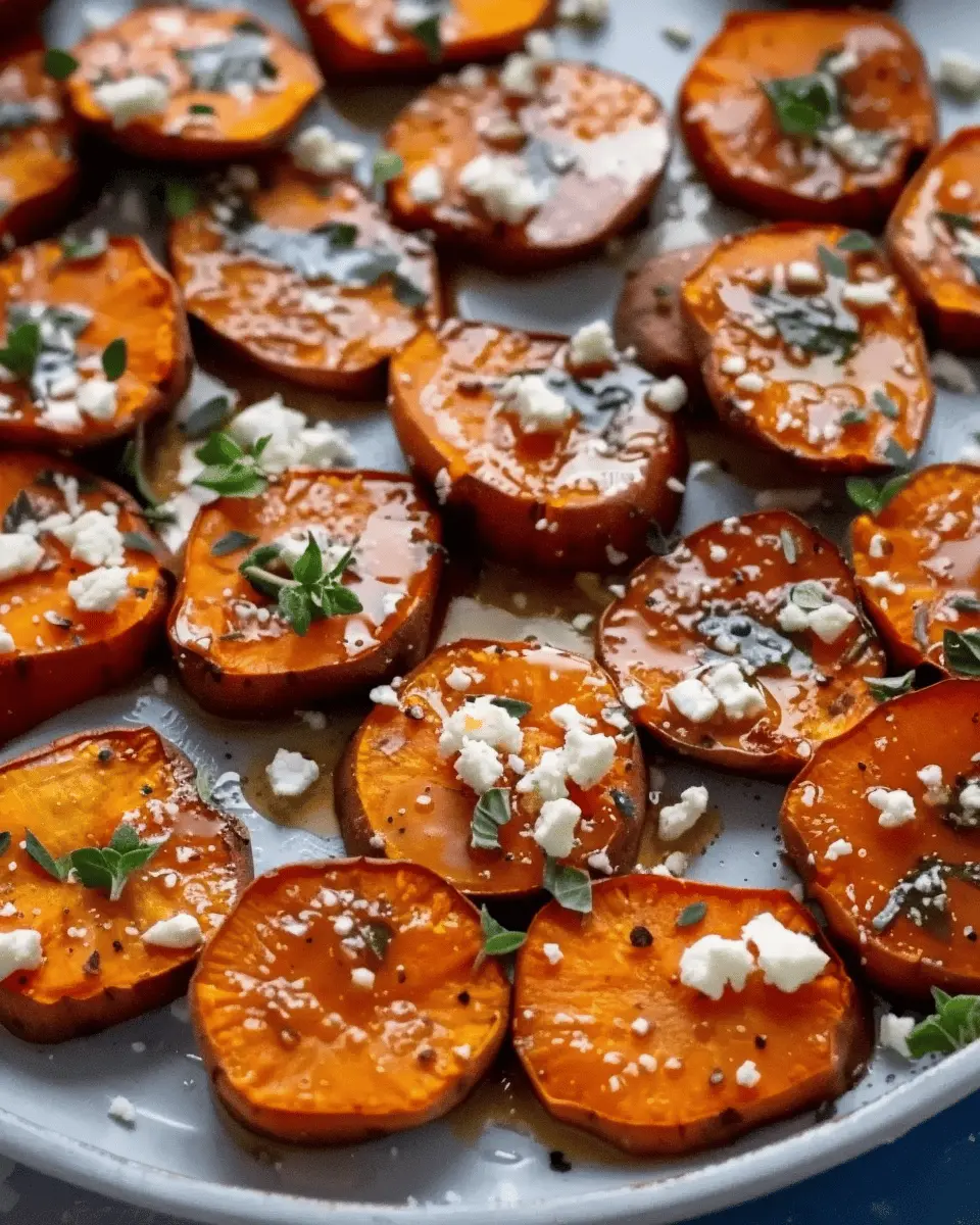 Delicious Honey Feta Sweet Potato Rounds Recipe for Anytime Indulgence