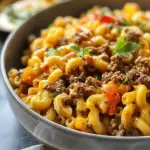One-Pot Cheeseburger Macaroni for Busy Nights
