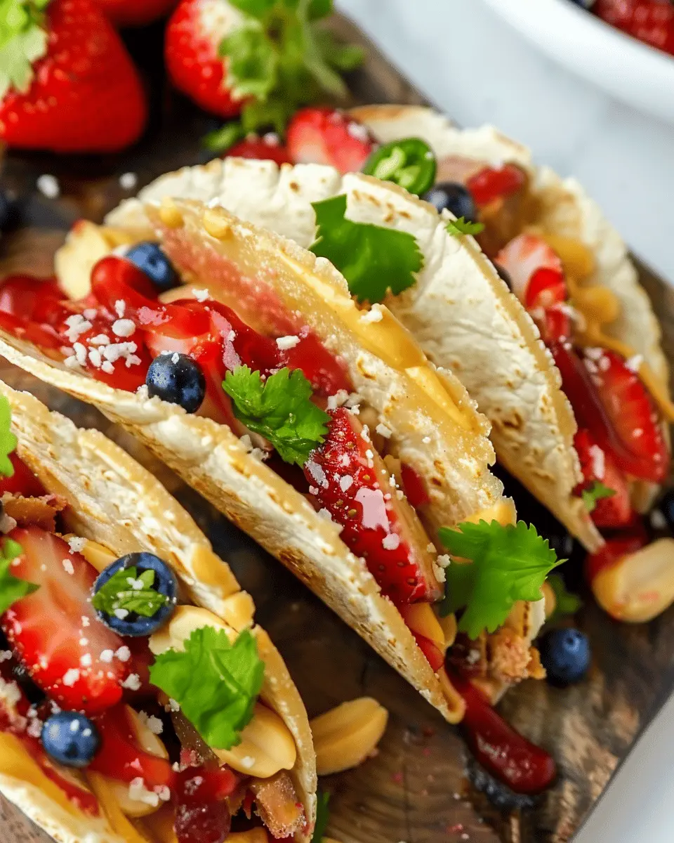 Peanut Butter and Jelly Tacos: A Fun and Easy Twist on Tradition