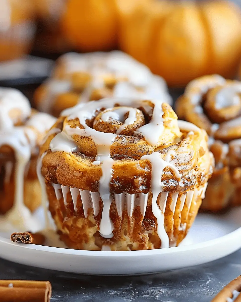 Pumpkin Cinnamon Roll Muffins: The Best Cozy Fall Treat