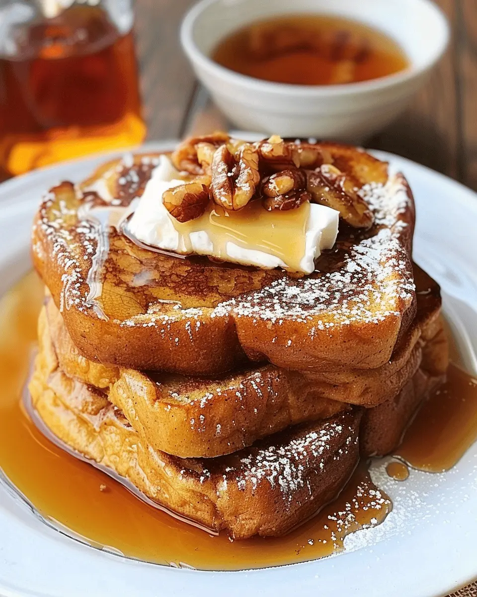 Pumpkin French Toast: The Best Cozy Recipe with Turkey Bacon