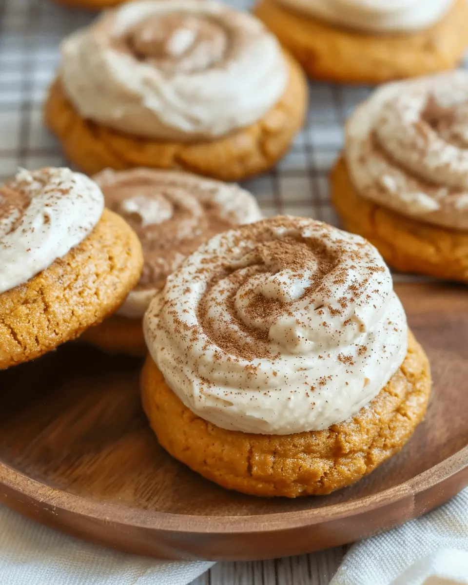 Soft Pumpkin Cookies with Cinnamon Frosting: Best Recipe Ever