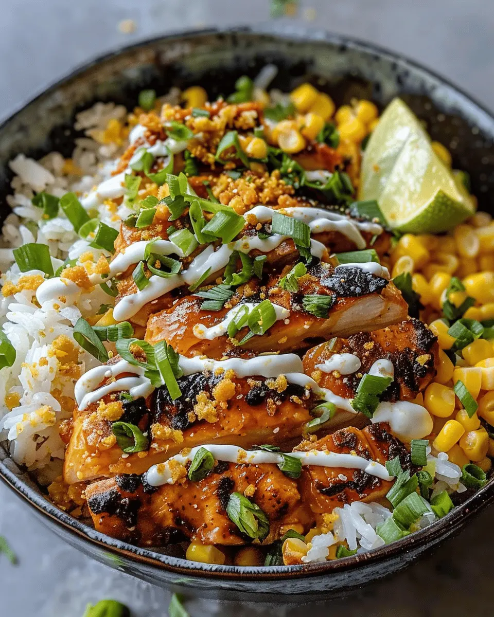 Street Corn Chicken Rice Bowl: A Delicious Twist with Turkey Bacon