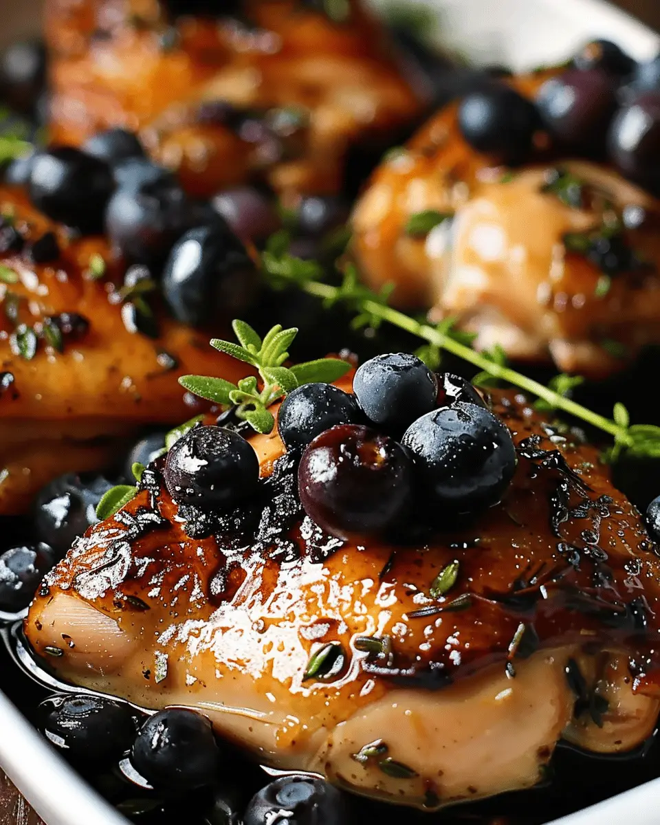 Blueberry Thyme Chicken: The Best Juicy Recipe for Home Cooks