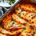 Chipotle Gouda Scalloped Sweet Potatoes
