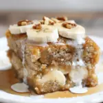 Sticky Banana Bread Pudding Cake