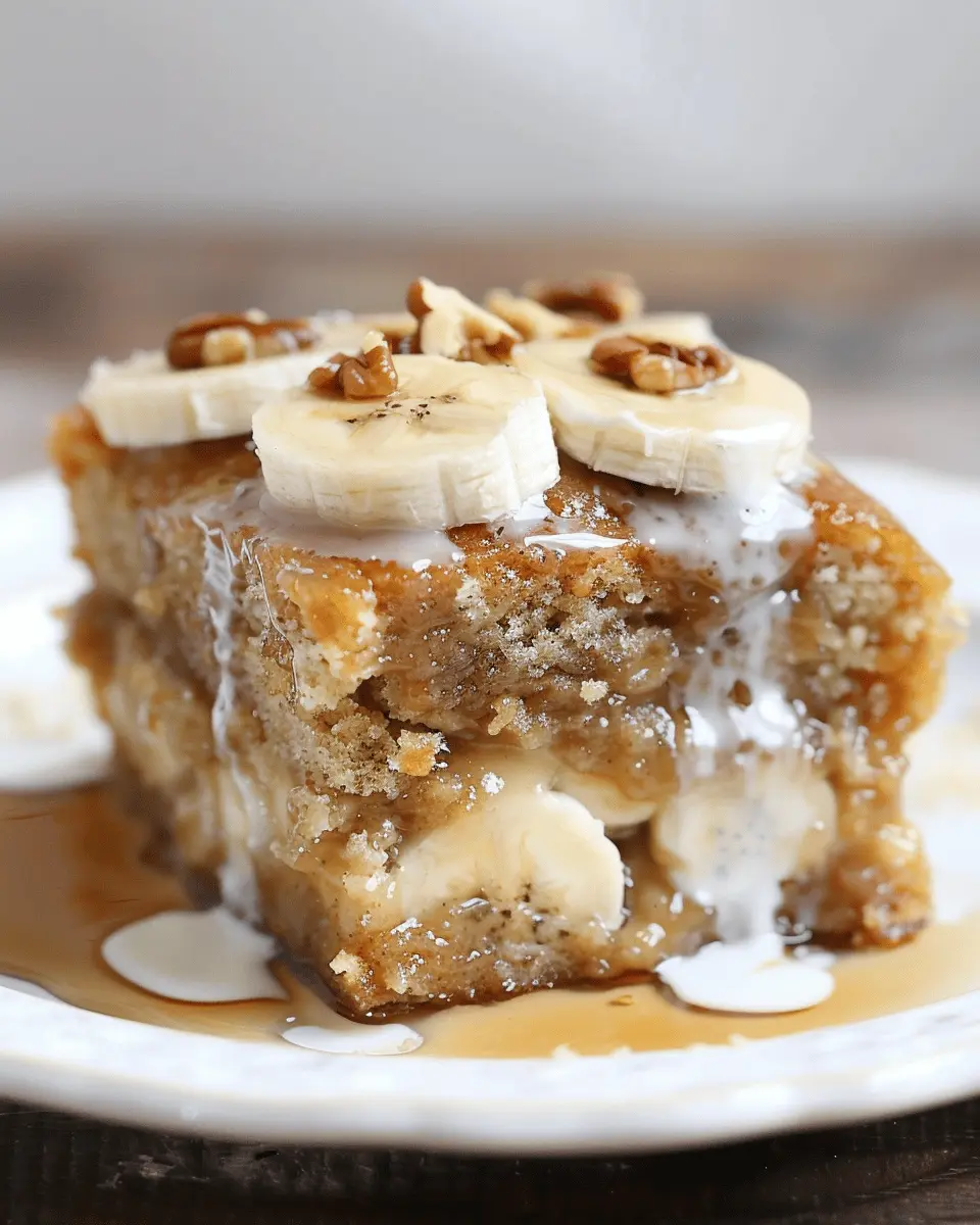 Sticky Banana Bread Pudding Cake: An Indulgent Treat for Everyone