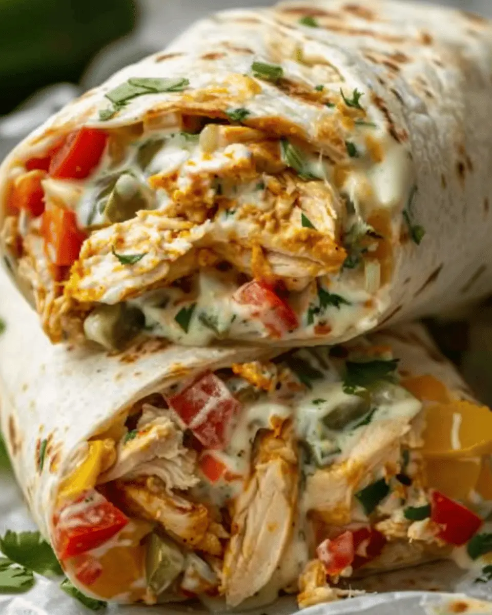 Chicken Bell Pepper Ranch Burritos: Easy, Flavor-Packed Delight