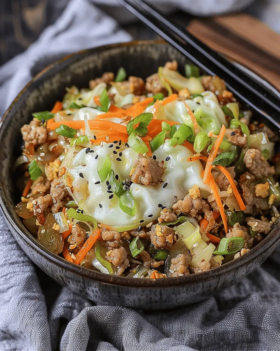 Egg Roll in a Bowl: Easy Turkey Bacon Delight for All Tastes