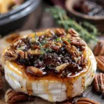 Baked Brie with Fig Jam and Pecans
