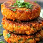 CRISPY SWEET POTATO & RED LENTIL PATTIES That Delight
