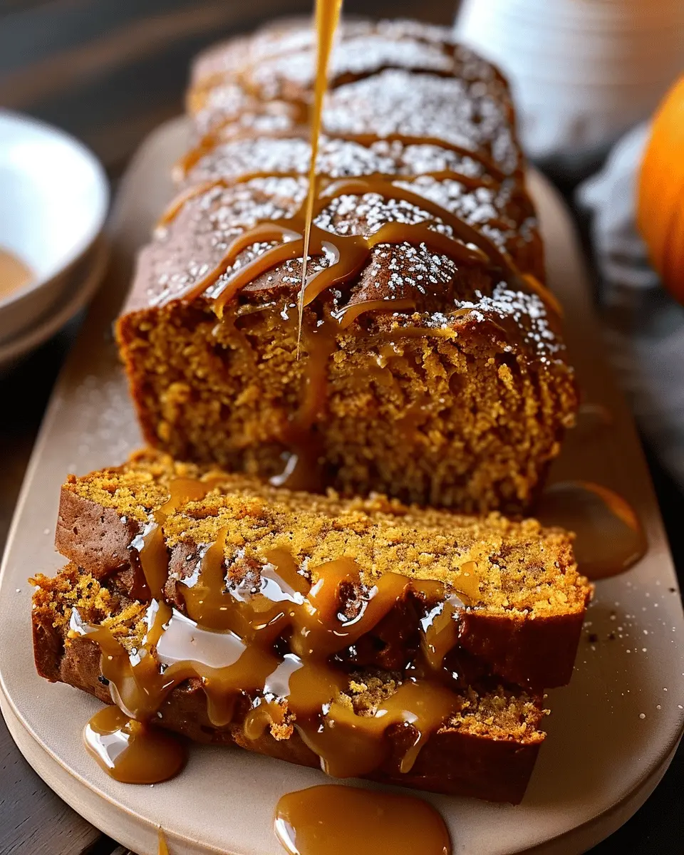 Butter Pumpkin Bread: Indulgent Recipe with Salted Maple Glaze