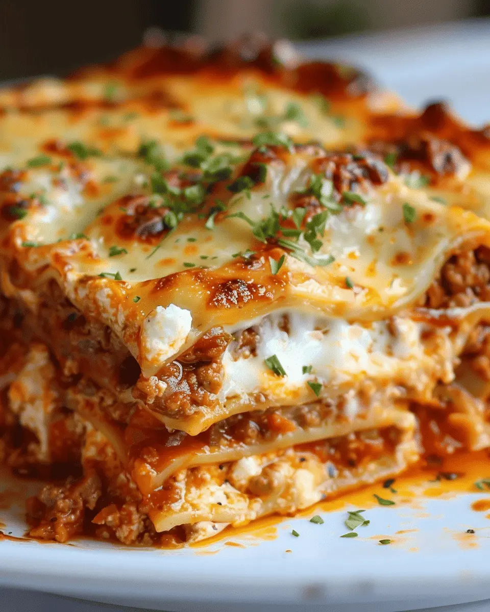 Million Dollar Lasagna: Indulgent Comfort with Turkey Bacon and Chicken Ham