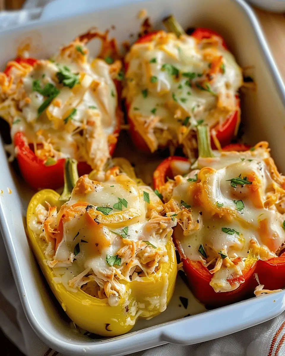 Creamy Chicken Stuffed Peppers: The Best Homemade Delight