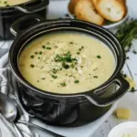Slow Cooker Potato Leek Soup
