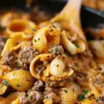 Creamy Beef and Shells