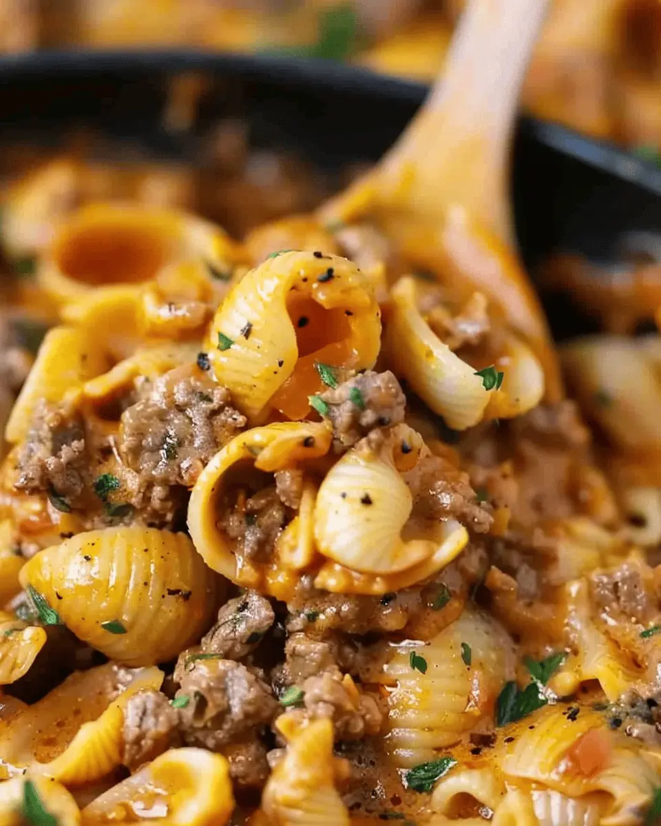 Creamy Beef and Shells: A Delightful Comfort Food Recipe