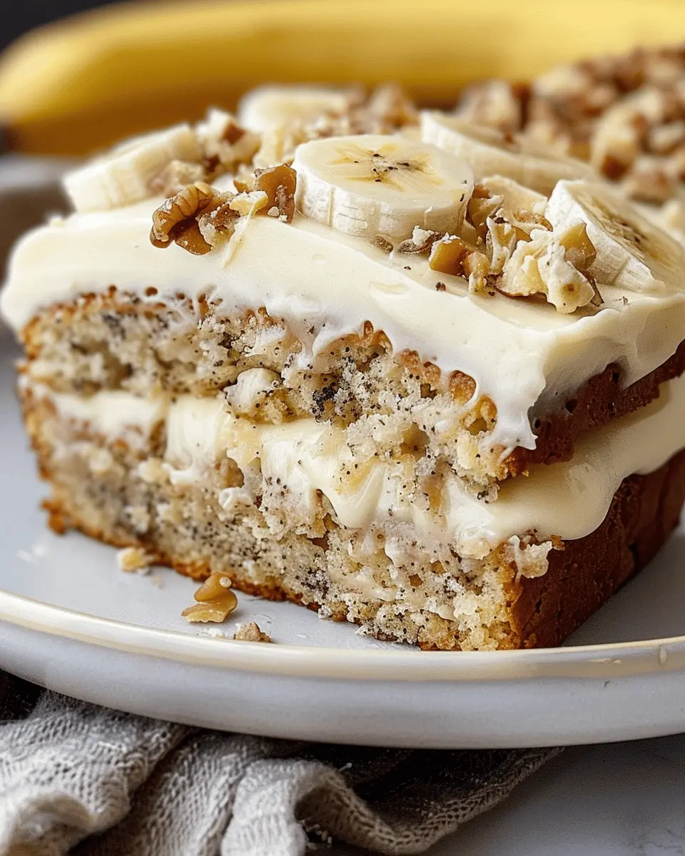 Amazing Banana Bread Cake with Cream Cheese Frosting Recipe You’ll Love