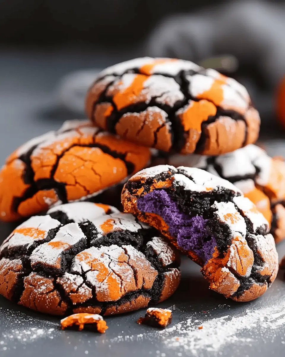 The Best Spooky Halloween Crinkle Cookies for a Ghoulish Treat