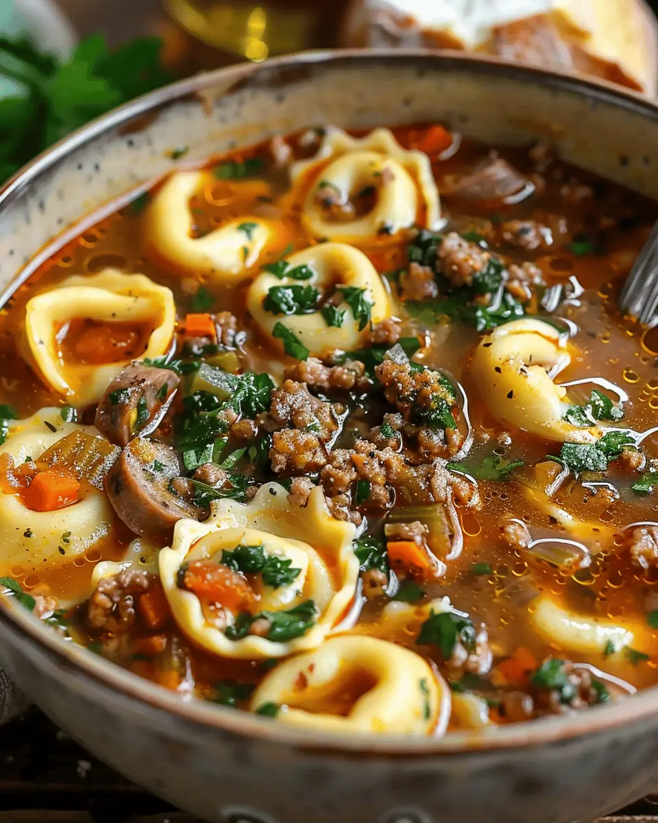 Autumn Tortellini Soup with Sausage: A Cozy Comfort Recipe