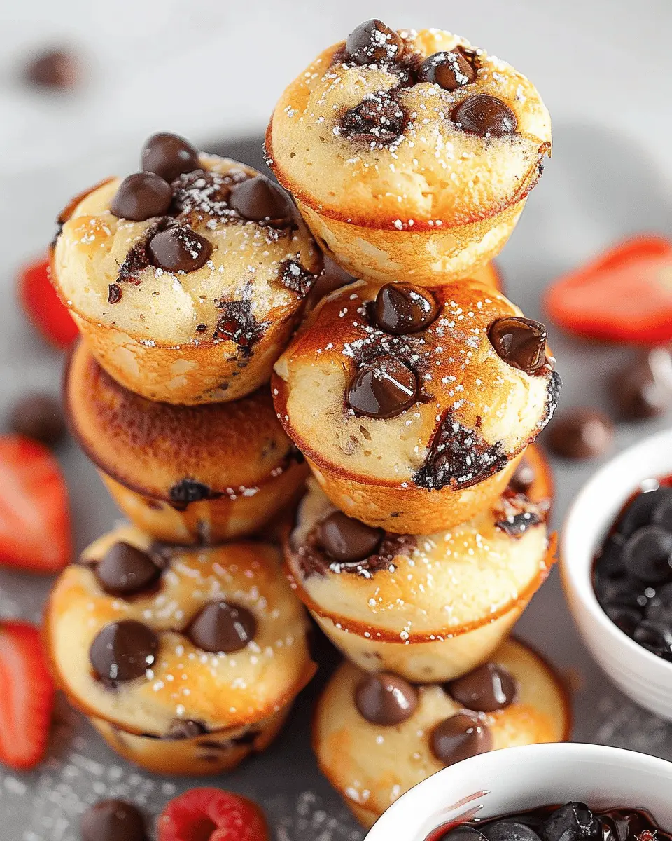 Pancake Mini Muffins: Easy Breakfast Delight with Turkey Bacon