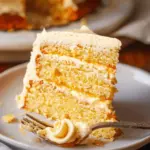 Layered Cornbread Cake with Whipped Honey Butter Frosting