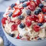Red White and Blue Cheesecake Salad