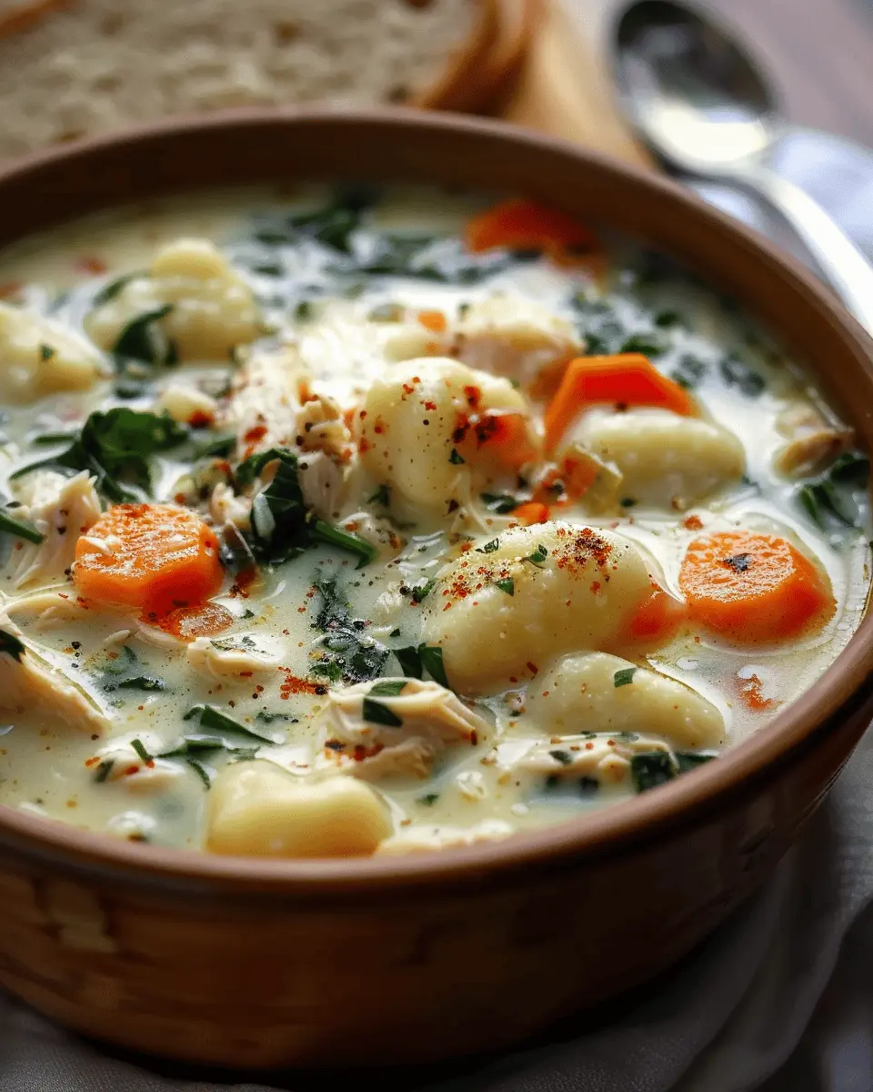 Olive Garden Chicken Gnocchi Soup Recipe: Easy and Comforting Delight