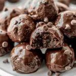 No-Bake Cottage Cheese Brownie Batter Protein Bites