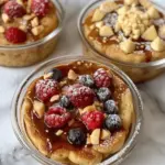 Baked Protein Pancake Bowls